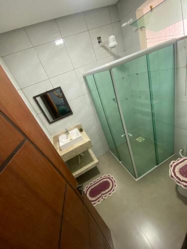 Koupelna v ubytování Casa para temporada em Rio das Ostras