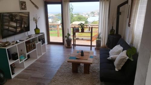 Et opholdsområde på Cabaña del Mirador 5