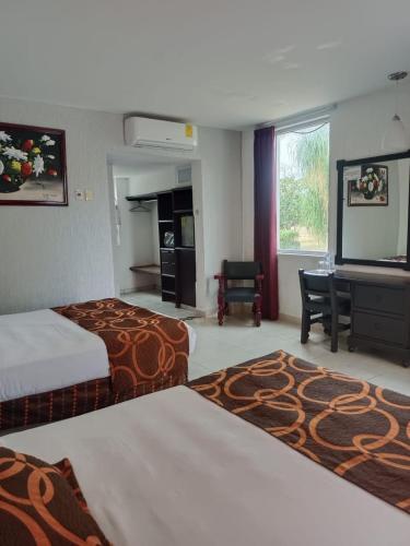 Ένα ή περισσότερα κρεβάτια σε δωμάτιο στο Hotel York