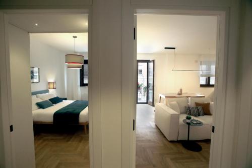 Postel nebo postele na pokoji v ubytování Garibaldi living