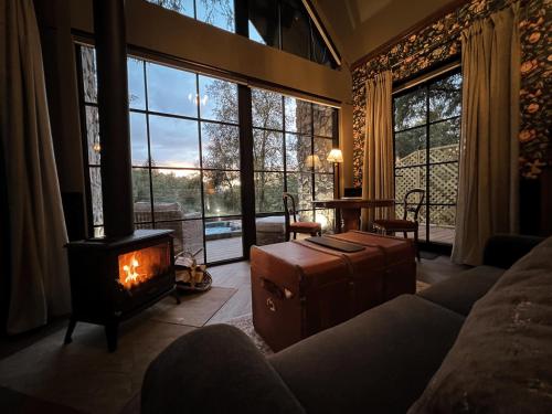 Χώρος καθιστικού στο Glencruitten House
