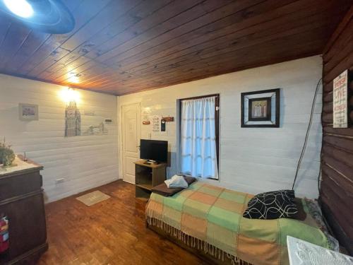 Postel nebo postele na pokoji v ubytování Alojamiento Pura Vida Quinta Parador Mercedes