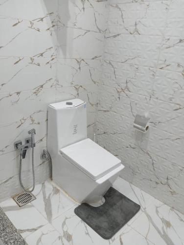 Et badeværelse på Appartement cosy