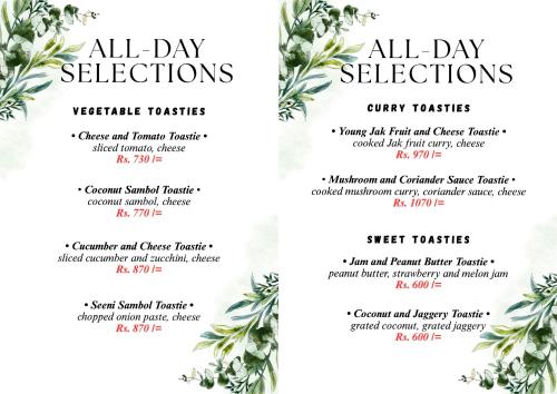 a set of flyer templates for flower shop with flowers and leaves at The Heights in Kandy in Kandy