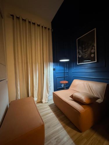 Ένα ή περισσότερα κρεβάτια σε δωμάτιο στο Lux 2bed highrise with city and ocean views in Victoria Island