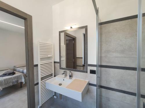 Koupelna v ubytování Double room - Myaostaproject