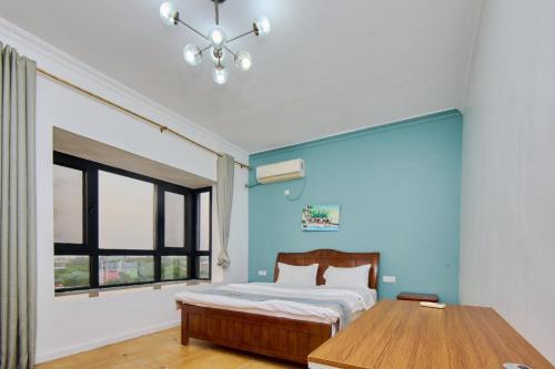 Ένα ή περισσότερα κρεβάτια σε δωμάτιο στο Chateau Apartments Hotel