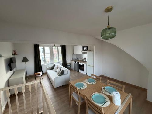 Köök või kööginurk majutusasutuses La Coloc'