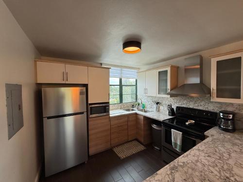 Kuchyň nebo kuchyňský kout v ubytování Aquatika Paraíso Tropical