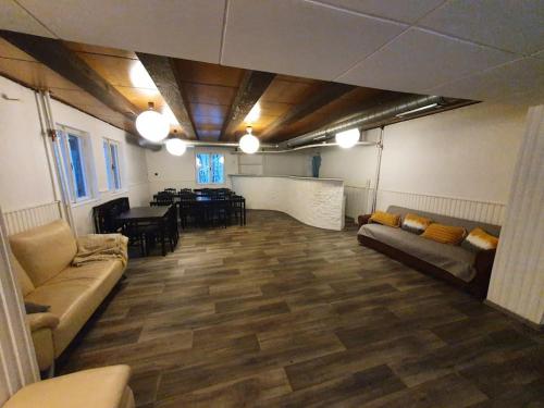 Posezení v ubytování Párty areál U Staré Vápenky