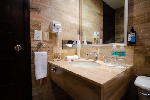 Ванная комната в Hotel Katuxlan