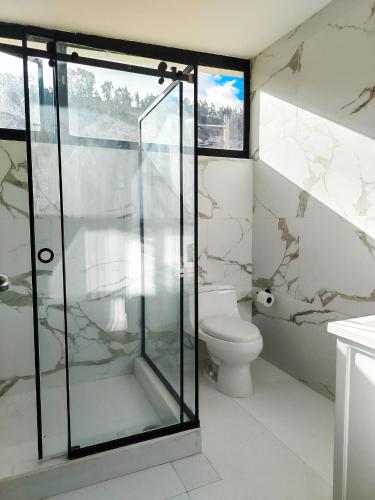 Koupelna v ubytování Sky Loft Cuenca