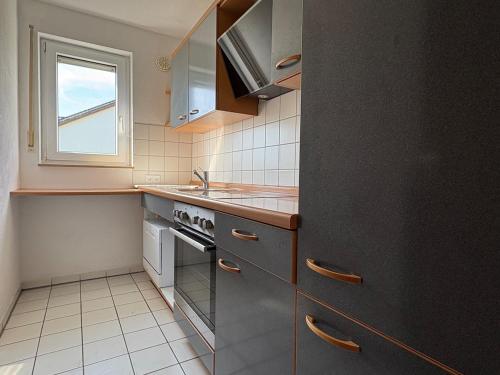 Kuchyň nebo kuchyňský kout v ubytování Moderne Wohnung mit toller Aussicht