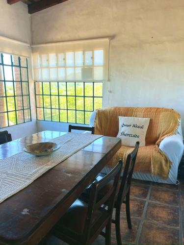 Posezení v ubytování Portal del Chamán