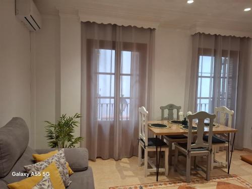 Χώρος καθιστικού στο Apartamento Parral