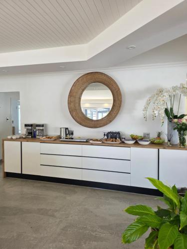 مطبخ أو مطبخ صغير في White Cottage Boutique Guesthouse