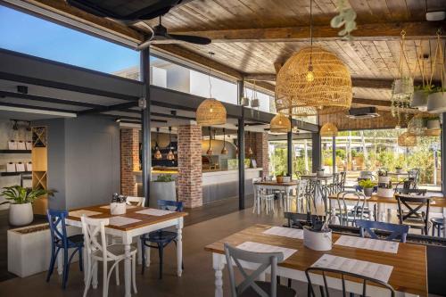 En restaurant eller et andet spisested på Mobilehomes in Rovinj - Istrien 50060