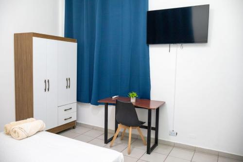 TV a/nebo společenská místnost v ubytování Sulam Luxury Hotel Nicaragua