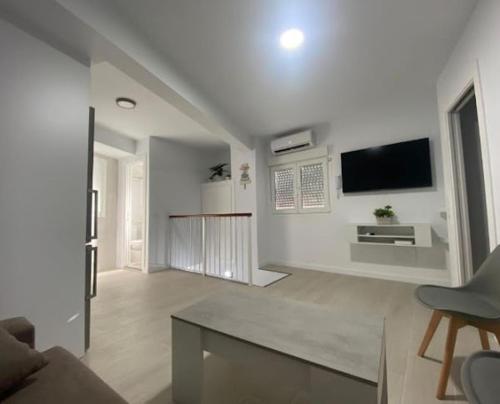 TV a/nebo společenská místnost v ubytování Apt isabel