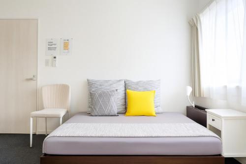 Ένα ή περισσότερα κρεβάτια σε δωμάτιο στο 夢富良野