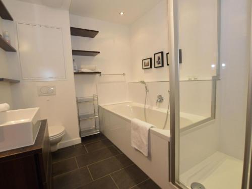 Koupelna v ubytování Kirchenstüberl