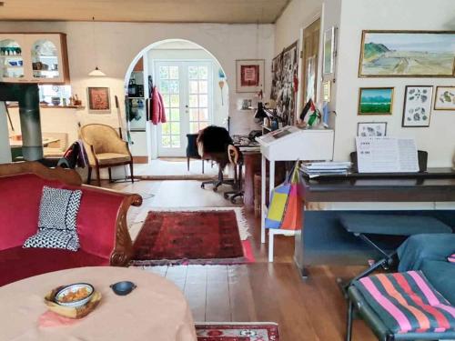 Χώρος καθιστικού στο 4 person holiday home in Svendborg