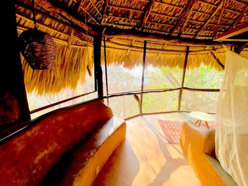 Χώρος καθιστικού στο Flor de Arena