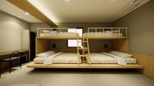 Un pat sau paturi într-o cameră la 스테이 뷔 종로 Stay Vi Jongno