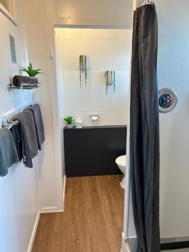 Koupelna v ubytování Blue Haven Motel