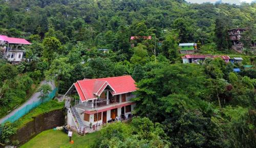 Το κτήριο όπου στεγάζεται  το κατάλυμα σε φάρμα