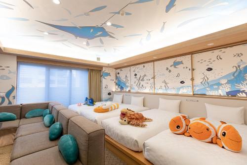 Posezení v ubytování GOLD STAY Nagoya Sakae ゴールドステイ名古屋栄