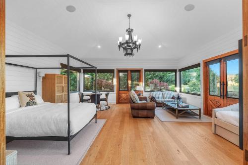 Ένα ή περισσότερα κρεβάτια σε δωμάτιο στο Yuruga, Exeter