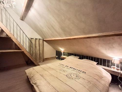 Ένα ή περισσότερα κρεβάτια σε δωμάτιο στο La belle échappée & Romence