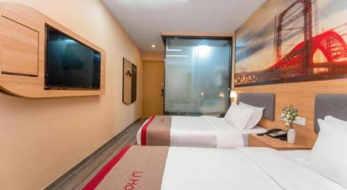 Galeriebild der Unterkunft Thank Inn Hotel Jiangsu Wuxi High-Tech Zone Ruigang Pedestrian Street in Daqiangmen