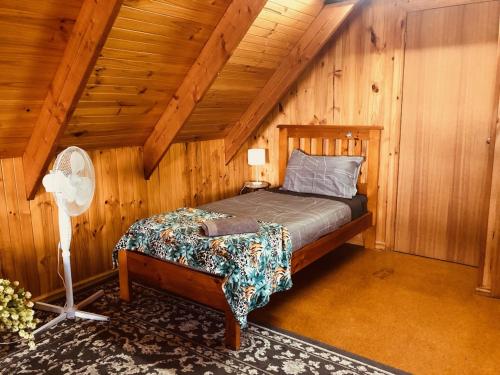 En eller flere senge i et værelse på Fresh Air Accommodation