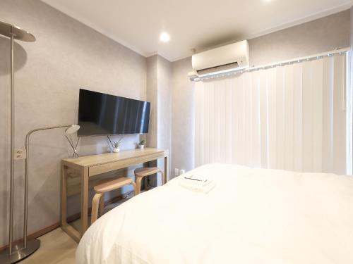 TV/trung tâm giải trí tại Ōizumigakuen House -大泉学園ハウス- 池袋まで15分 高速Wi-Fi アニメの聖地