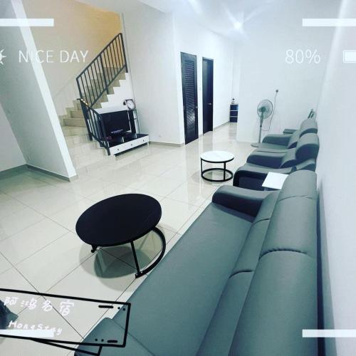 Χώρος καθιστικού στο HongStay SUNGAI BESAR