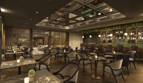 En restaurant eller et andet spisested på Arts Hotel Taksim