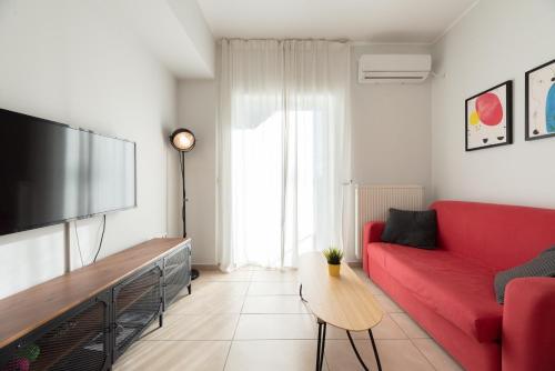 C5 3rd floor balcony view 1bdr flat 850m Metro Evangelismos 150m EKPA University Campus 100m Bus Stop to Acropolis