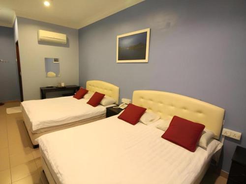 Ένα ή περισσότερα κρεβάτια σε δωμάτιο στο Hotel Station 18