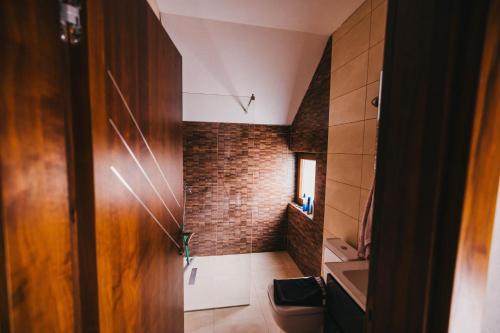 Ένα μπάνιο στο Villa Energy