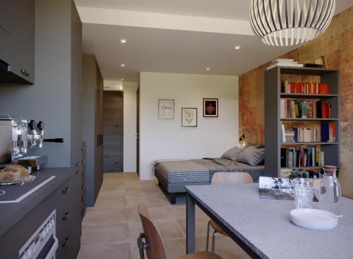 Nhà bếp/bếp nhỏ tại HB Appartamenti Suite