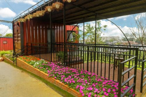 Κήπος έξω από το Cao Nguyên Đỏ Homestay - BBQ - Coffee