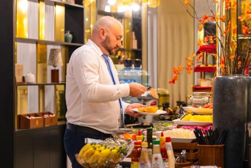 Comida en el hotel o alrededores