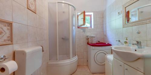 Koupelna v ubytování Ćunski