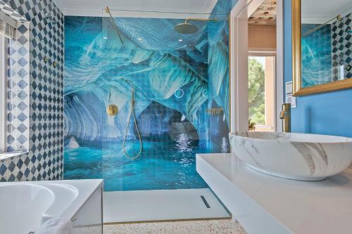 Koupelna v ubytování Van der Valk Hotel Barcarola