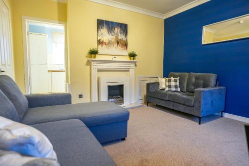 Χώρος καθιστικού στο West Apartment