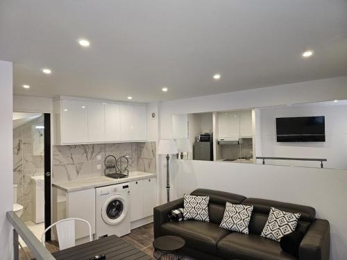 Køkken eller tekøkken på La suite - Rue droite