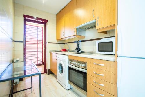 Køkken eller tekøkken på Apartamento Green City Deco