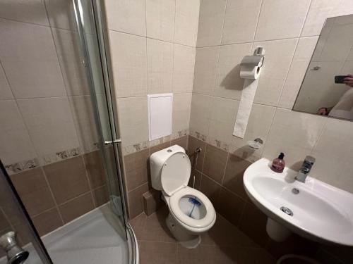 Et badeværelse på Camping Gradina Sunny Bay Appartment